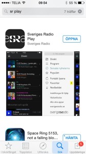 Ladda ner Sveriges Radio Play från App Store